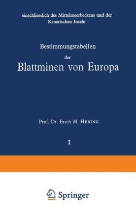 Bestimmungstabellen Der Blattminen Von Europa -  E.M. Hering