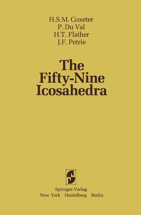 The Fifty-Nine Icosahedra - H. S. M. Coxeter, P. DuVal, H. T. Flather, J. F. Petrie