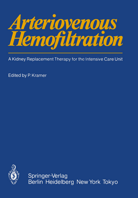 Arteriovenous Hemofiltration - 