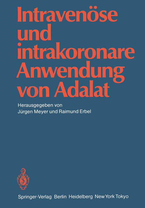 Intravenöse und intrakoronare Anwendung von Adalat - 