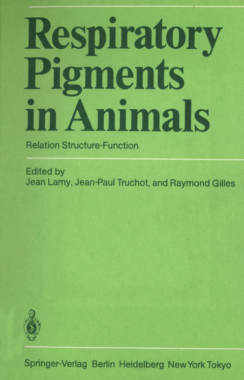 Respiratory Pigments in Animals - 