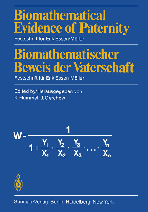 Biomathematical Evidence of Paternity / Biomathematischer Beweis der Vaterschaft - 