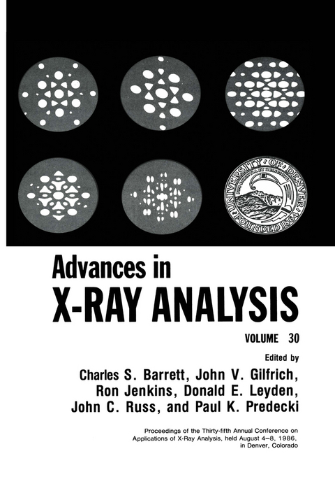 Advances in X-Ray Analysis - Charles S. Barrett