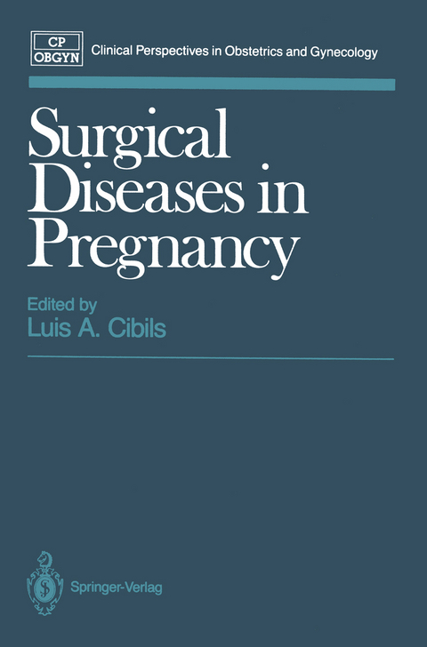 Surgical Diseases in Pregnancy - 