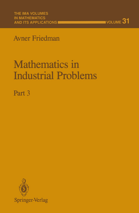 Mathematics in Industrial Problems - Avner Friedman