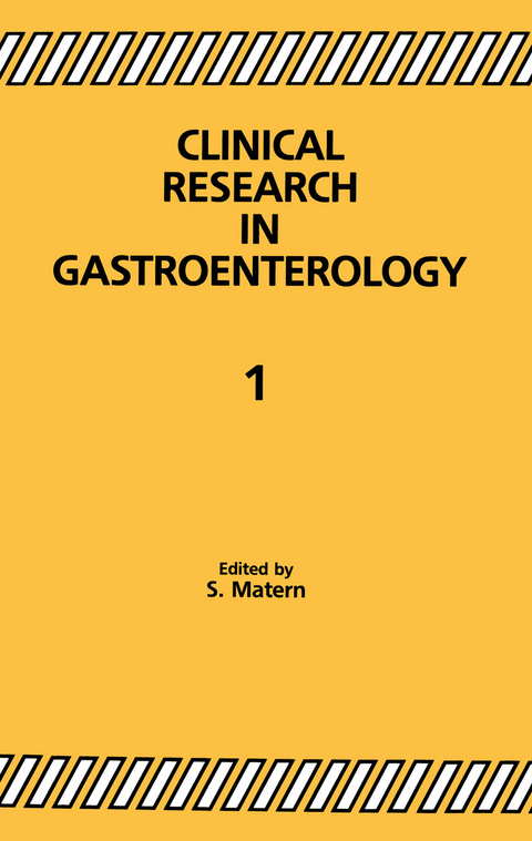 Clinical Research in Gastroenterology 1 - 