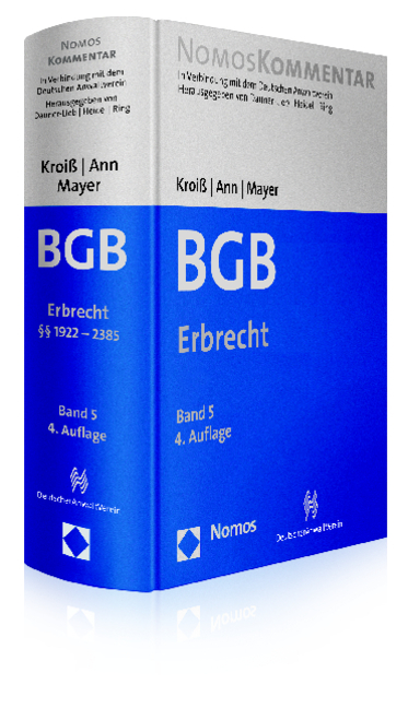 Bürgerliches Gesetzbuch: Erbrecht - 