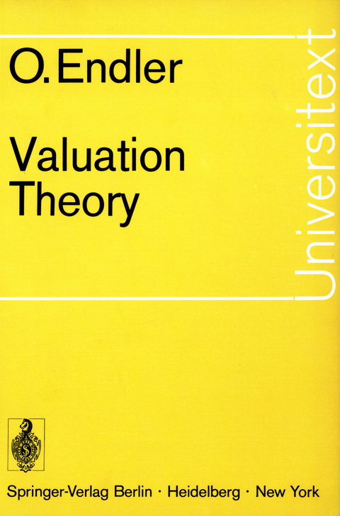 Valuation Theory - Otto Endler