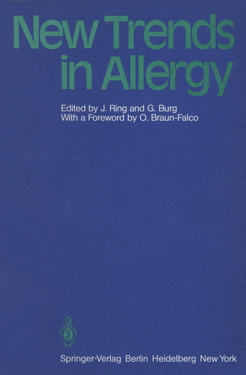 New Trends in Allergy - 