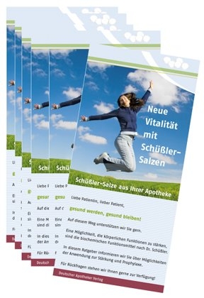 Patientenflyer: Neue Vitalität mit Schüßler-Salzen - Margit Müller-Frahling