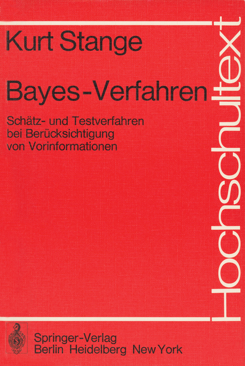 Bayes-Verfahren - K. Stange