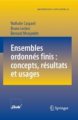 Ensembles ordonnés finis : concepts, résultats et usages - Nathalie Caspard, Bruno Leclerc, Bernard Monjardet