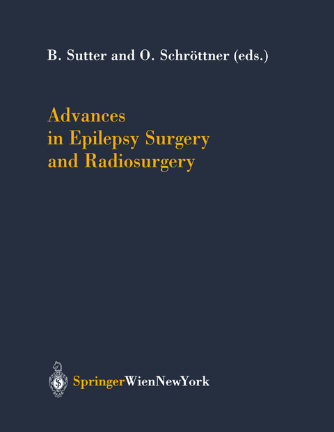 Advances in Epilepsy Surgery and Radiosurgery - 