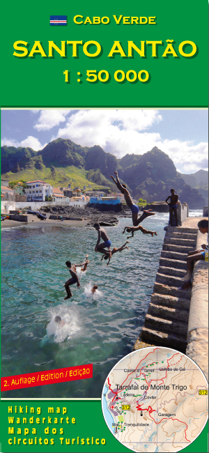 Cabo Verde: Santo Antão. 1:50000 - Pitt Reitmaier, Lucete Fortes