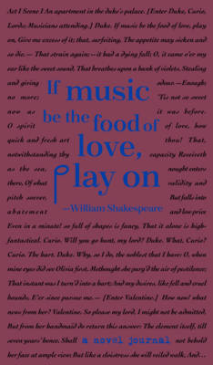 A Novel Journal: William Shakespeare (Compact) - William Shakespeare