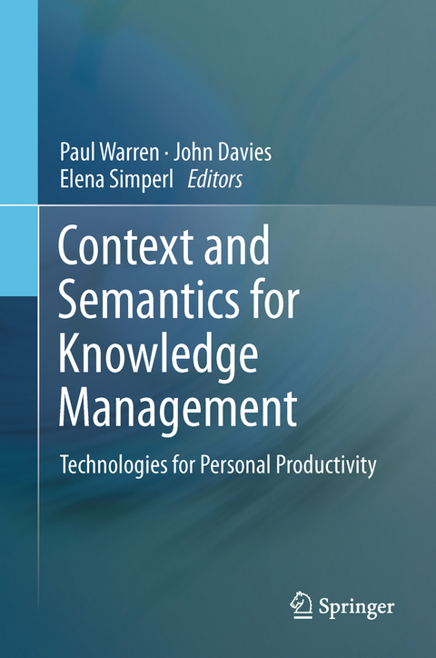 Context and Semantics for Knowledge Management - 