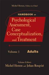 Handbook of Psychological Assessment, Case Conceptualization, and Treatment, Volume 1 - 