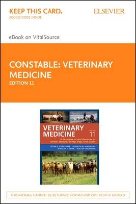 Veterinary Medicine - Elsevier eBook on Vitalsource (Retail Access Card) - Peter D Constable, Kenneth W Hinchcliff, Stanley H Done, Walter Gruenberg