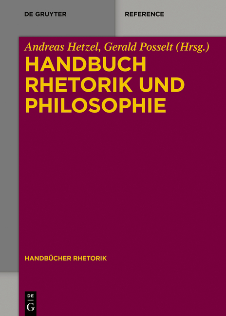 Handbuch Rhetorik und Philosophie - 