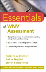 Essentials of WNV Assessment - Kimberly A. Brunnert, Jack A. Naglieri, Steven T. Hardy-Braz