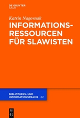 Informationsressourcen für Slawisten - Katrin Nagovnak