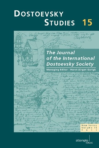 Dostoevsky Studies. The Journal of the International Dostoevsky Society / Dostoevesky Studies - Horst-Jürgen Gerigk