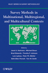 Survey Methods in Multinational, Multiregional, and Multicultural Contexts - 