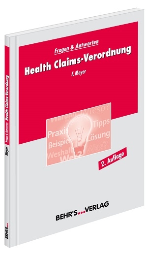 Health Claims-Verordnung - Dr. Florian Meyer