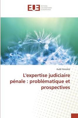 L'expertise judiciaire pÃ©nale : problÃ©matique et prospectives - Aude VaissiÃ¨re