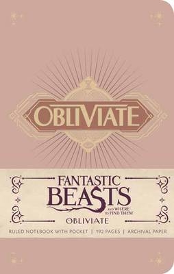 Fantastic Beasts and Where to Find Them: Obliviate Hardcover Ruled Notebook -  Insight Editions