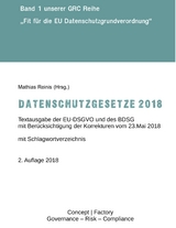 Datenschutzgesetze 2018 - 