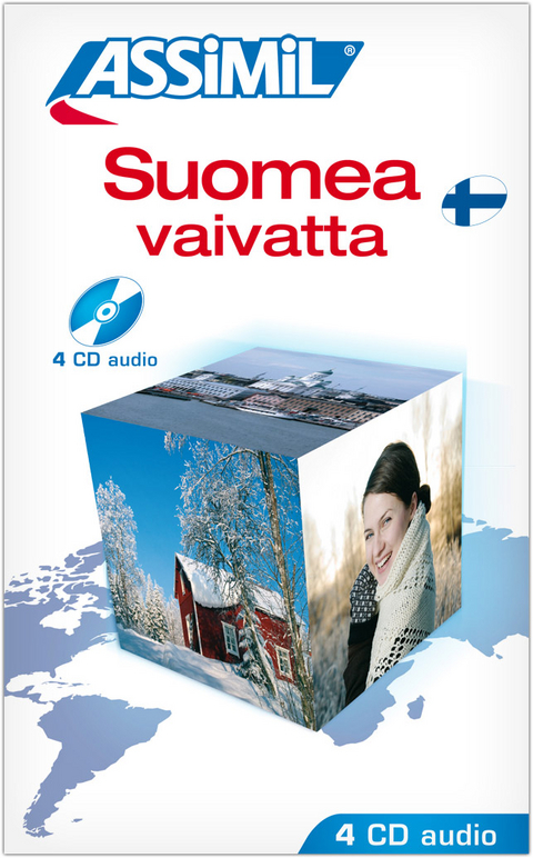 Suomea vaivatta, 4 Audio-CDs. Asssimil Finnisch ohne Mühe, 4 Audio-CDs - 