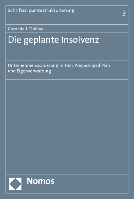 Die geplante Insolvenz - Cornelia J. Doliwa