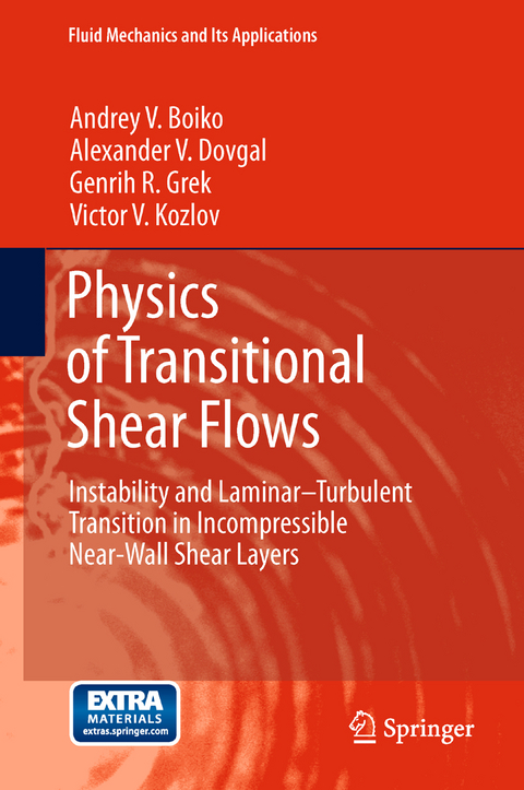 Physics of Transitional Shear Flows - Andrey V. Boiko, Alexander V. Dovgal, Genrih R. Grek, Victor V. Kozlov