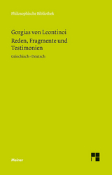 Reden, Fragmente und Testimonien -  Gorgias von Leontinoi