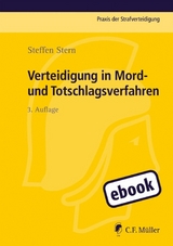 Verteidigung in Mord- und Totschlagsverfahren - Steffen Stern