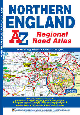 Northern England Regional Road Atlas -  Geographers' A-Z Map Company