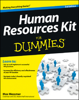 Human Resources Kit For Dummies - Max Messmer