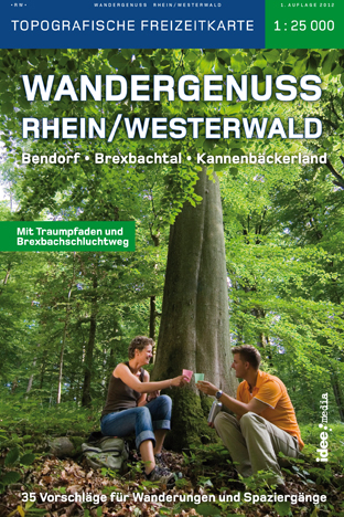 Wandergenuss Rhein-Westerwald Topographische Wander-und Freizeitkarte 1:25 000 - 