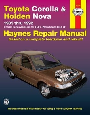 Toyota Corolla & Holden Nova (85 - 92) -  Haynes Publishing