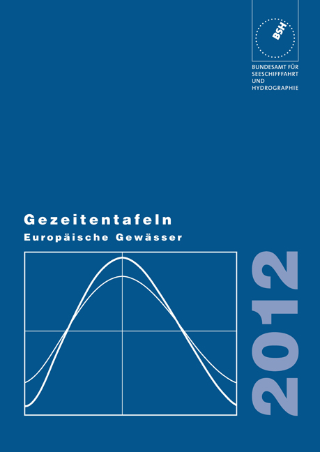 Gezeitentafeln Europäische Gewässer 2012