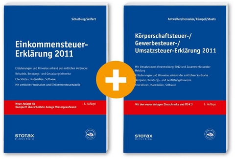 Einkommensteuer-Erklärung 2011 + Ratgeber KGU-Erklärung 2011 (Kombiprodukt) - Martin Schalburg, Michael Seifert, Paul Ulrich Antweiler, Frank Henseler, Andreas Kümpel, Annette Staats