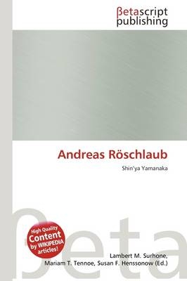 Andreas R Schlaub - 