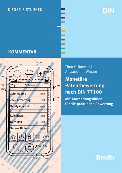 Monetäre Patentbewertung nach DIN 77100 - Theo Grünewald, Alexander J. Wurzer