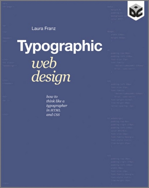 Typographic Web Design - Laura Franz