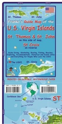 U.S. Virgin Islands Dive Map and Fishcard