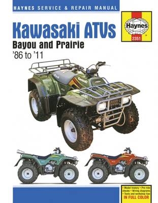 Kawasaki Bayou/Prairie Automotive Repair Manual - 