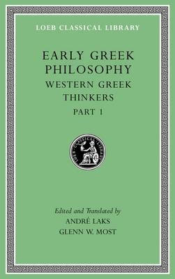 Early Greek Philosophy, Volume IV