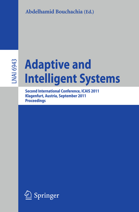 Adaptive and Intelligent Systems - 