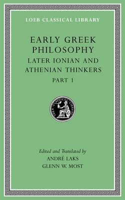 Early Greek Philosophy, Volume VI